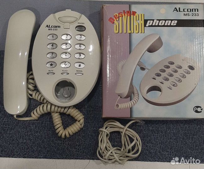 Телефонный аппарат Alcom MS-233, кнопочный