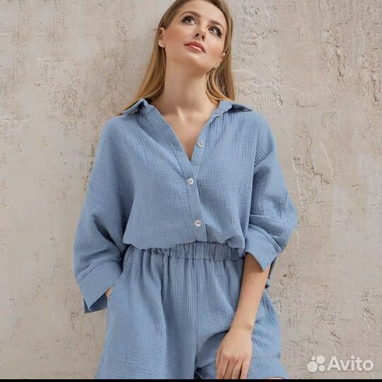 Муслиновый костюм женский