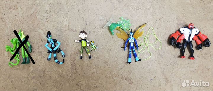 Ben 10 подвижные фигурки, оригинал