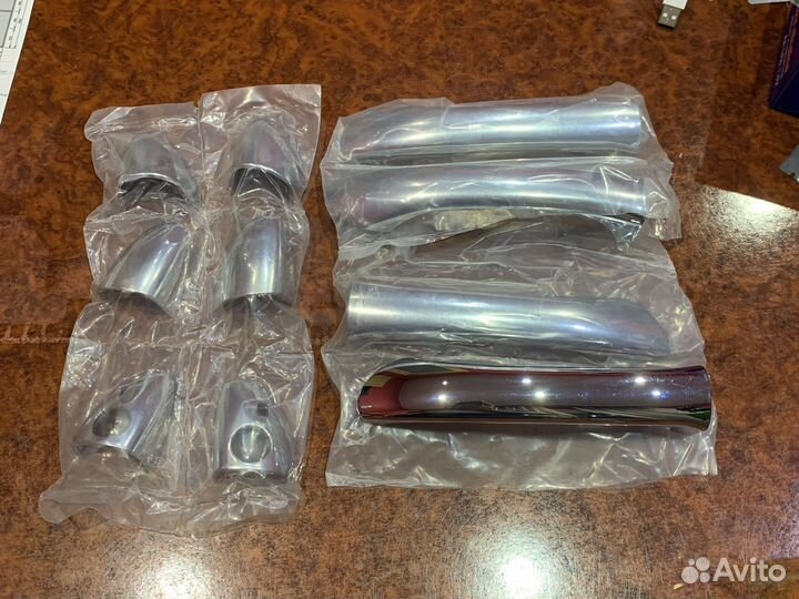 Накладки на ручки дверей хром mercedes W211