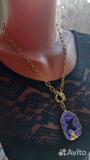 Украшение с кварцевой друзой