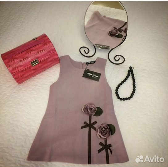 Платье сарафан тёплое для девочки