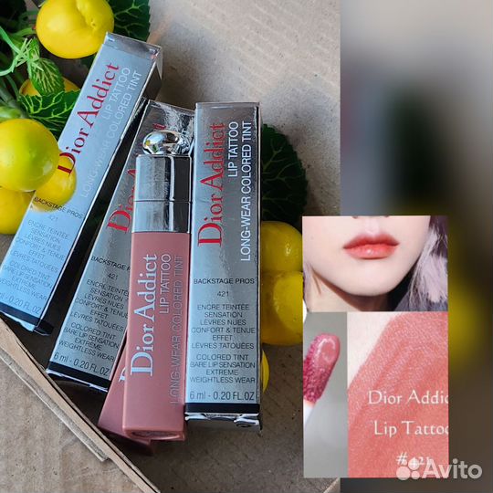Тинт для губ dior 421