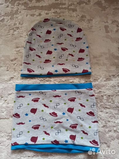 Шапка и снуд для мальчика