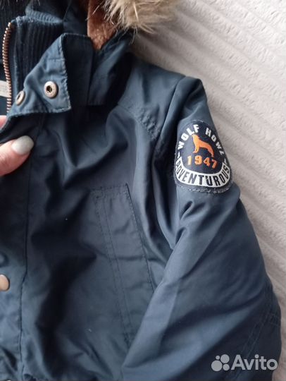Куртка парка для мальчика 116