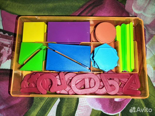 Счётные палочки и геометрические фигуры