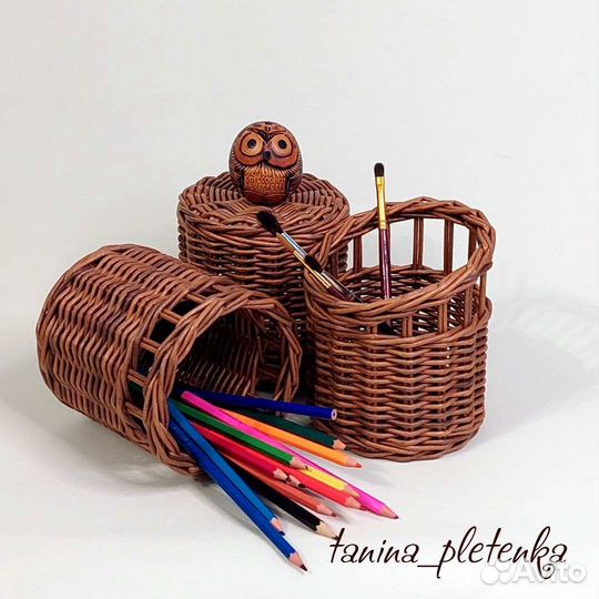 Корзины, короба, шкатулки плетеные на заказ