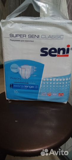 Памперсы для взрослых seni 4