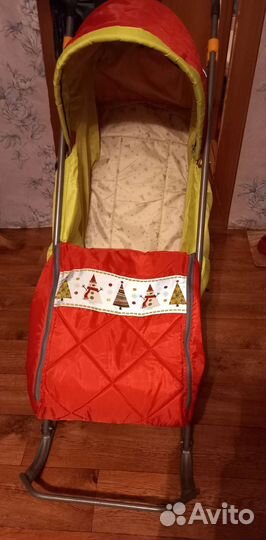Детские санки коляска