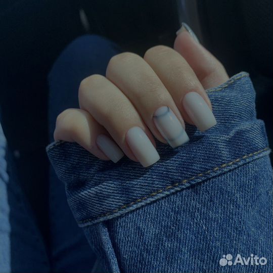 Маникюр с наращиванием