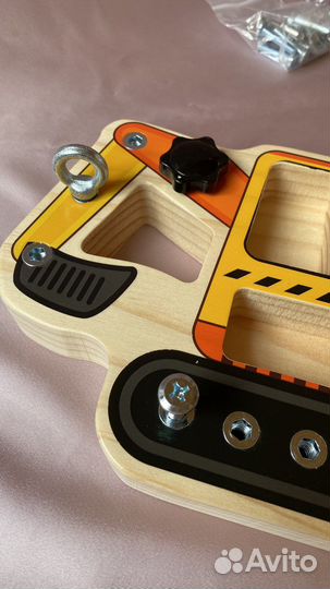 Деревянные игрушки развивающие экскаватор корабль