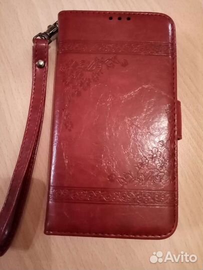 Новый кожаный чехол-книжка для Honor 8 s