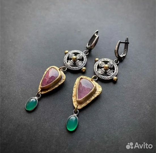 Серьги в этническом стиле