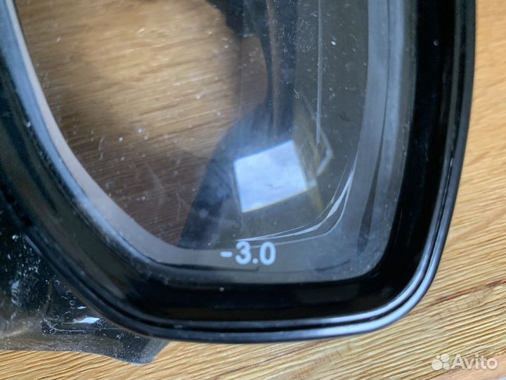 Маска для плавания с диоптриями -3