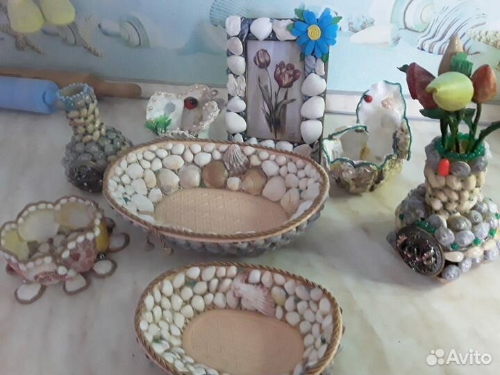 Конфетница,вазочка из ракушки