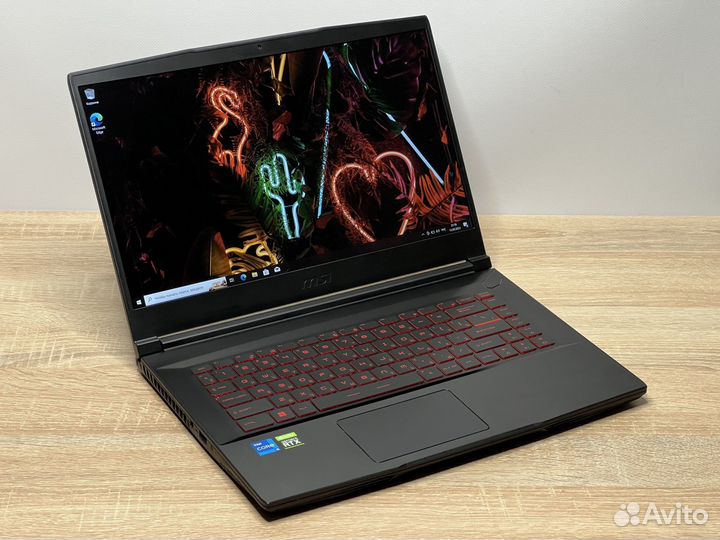 Игровой ноутбук MSI i5-11400H RTX3050 16Gb 512SSD