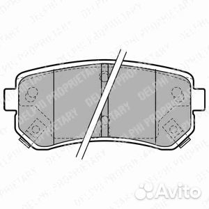 Колодки тормозные дисковые зад
