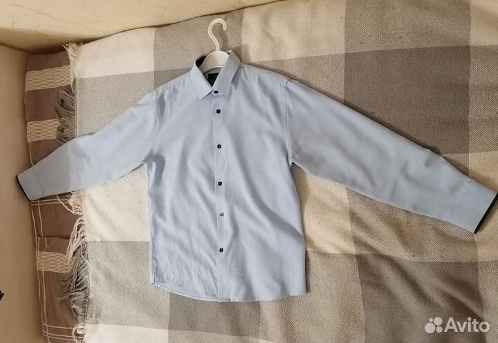 Рубашка для мальчика 164 на кнопках
