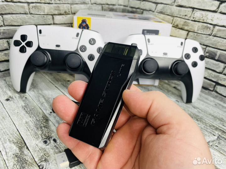 Игровая приставка game stick 64gb с ретро играми