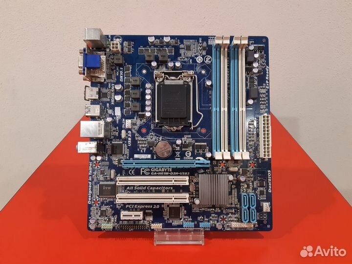 Материнская плата 1155 Gigabyte GA-H61M-D2H