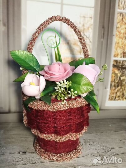 Букет цветов из мыла 