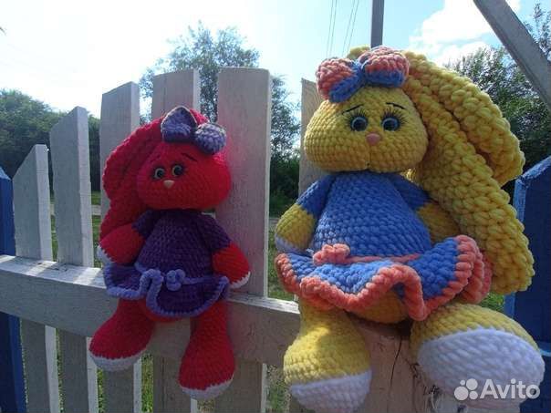 Вязаные игрушки ручной работы
