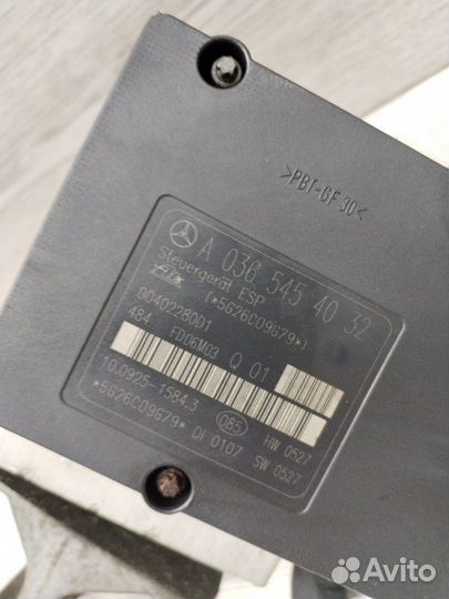 Блок ABS Mercedes Clk W209 M272 2006