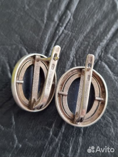 Серьги серебро