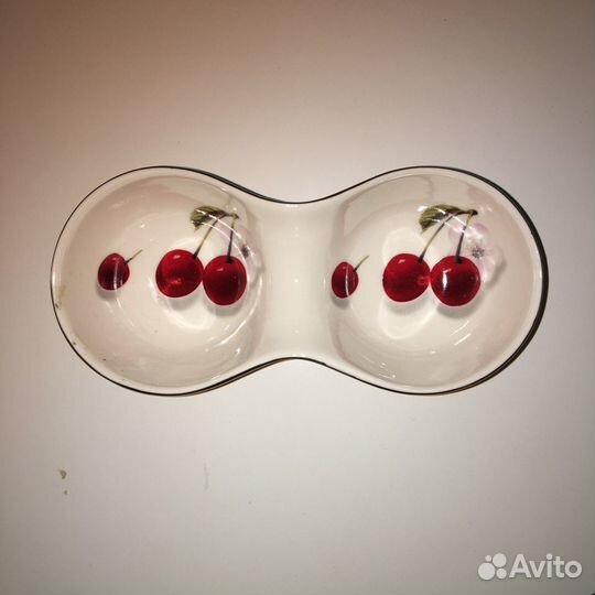 Менажница керамика вишни