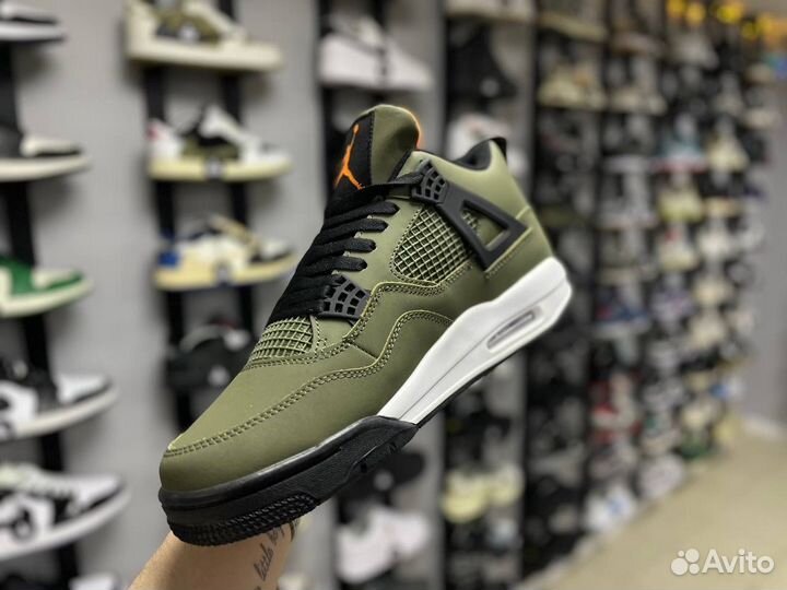 Кроссовки Nike Air Jordan 4 Retro Military Green