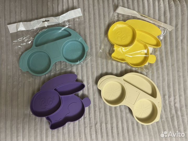 Тарелка силиконовая детская