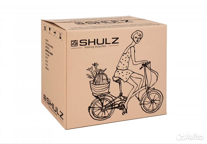 Новый Велосипед Shulz Goa V-brake 2023, белый