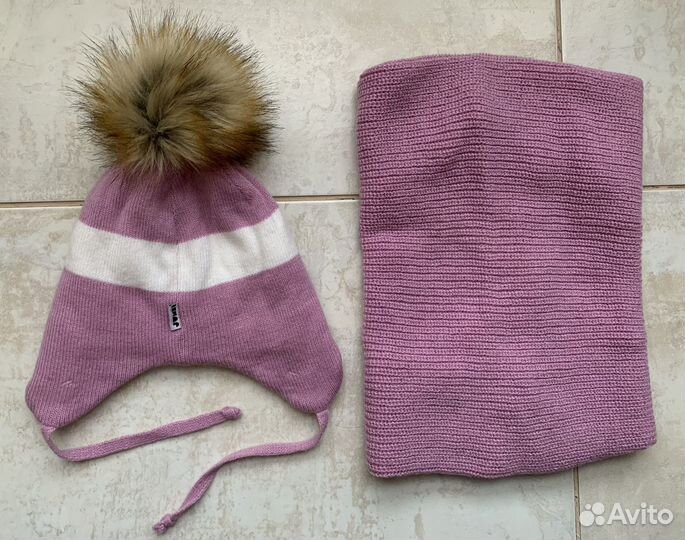 Шапка зимняя Bungly boo (48-51) и снуд Bungly boo