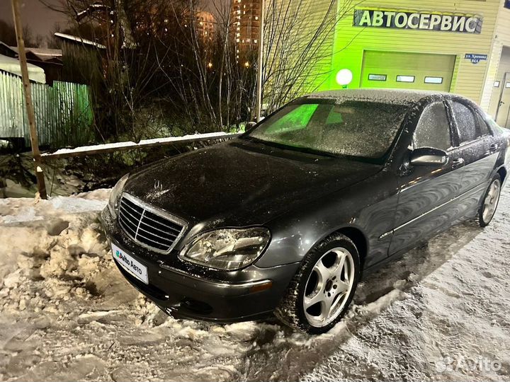 Mercedes-Benz S-класс 4.3 AT, 2000, 320 000 км