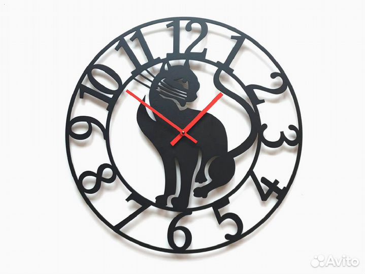 Часы настенные металлические