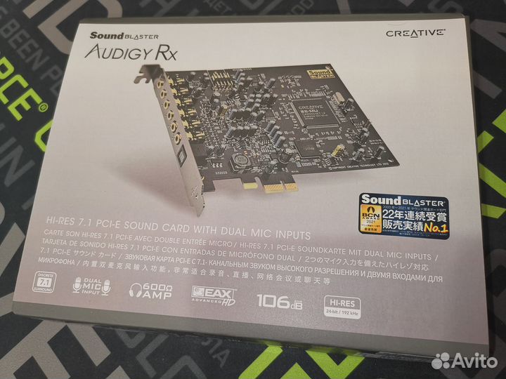 Creative Sound Blaster Audigy Rx(rev C) + гарантия