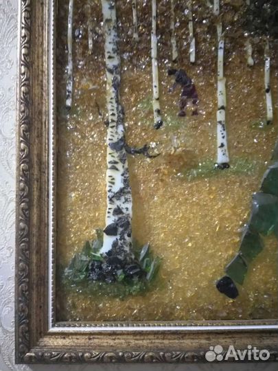 Картина из стекла