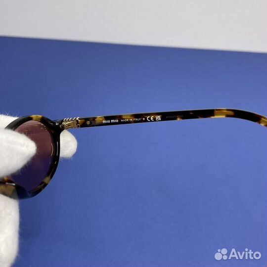 Очки Miu Miu Regard Sunglasses леопардовые