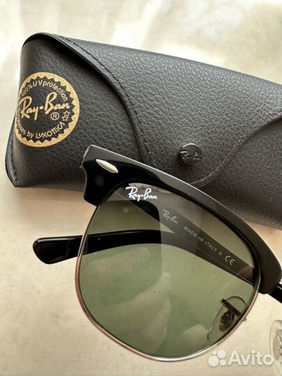 Очки Ray Ban Clubmaster 3016 серебро