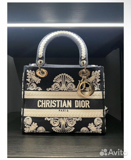 Сумка christian dior lady D-lite