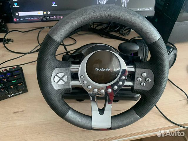 Игровой руль Defender forsage gtr купить в Москве | Электроника | Авито