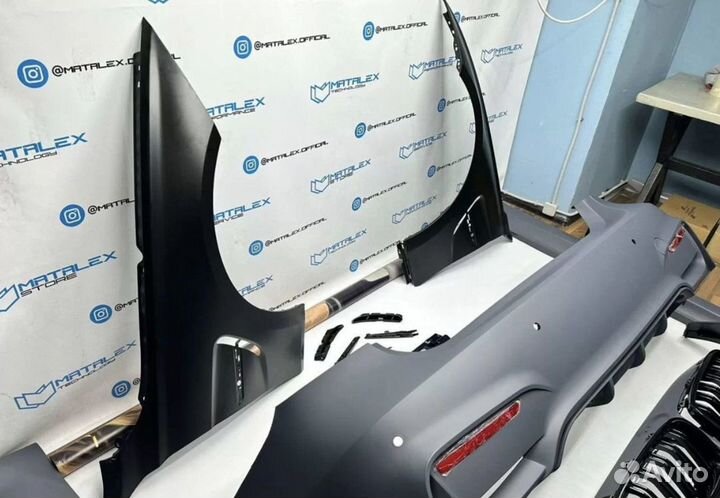 Обвес bmw f30 M look с крыльями