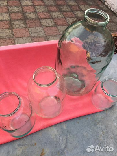 Банки стеклянные 3,2,1,0,5, 10 литров
