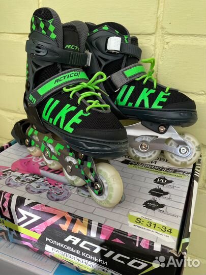 Ролики детские размер 31-34