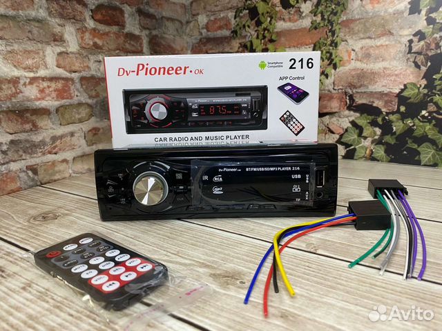 Автомагнитола pioneer с Bluetooth 212-216