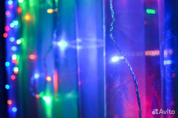 Электрогирлянда новогодняя Нить 7 метров