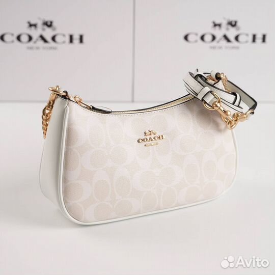 Сумка женская Coach натуральная кожа 6 цветов