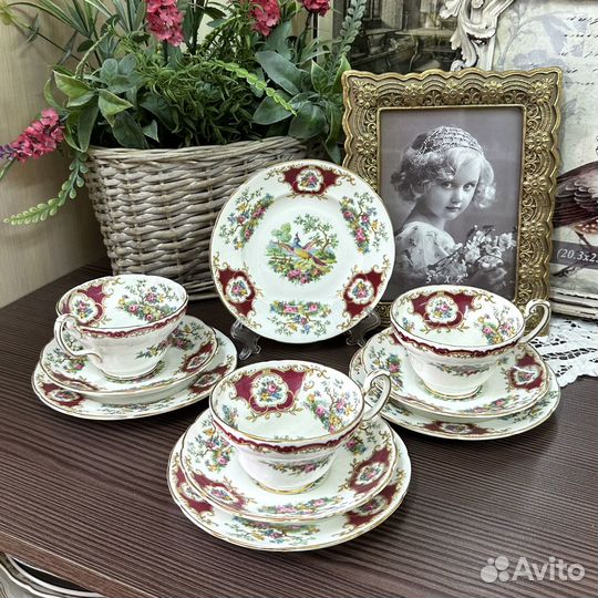 Чайное трио Foley.Англия