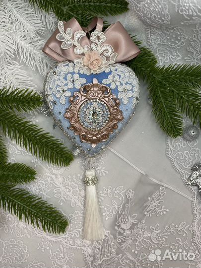 Новогодние елочные игрушки ручной работы