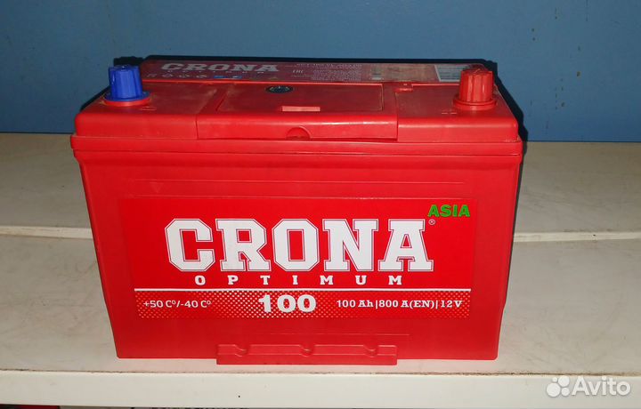 Аккумулятор Crona 100А.Ч. 800А